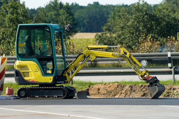 Bagger mieten als Gewerblicher Kunde