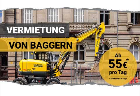 Bagger mieten