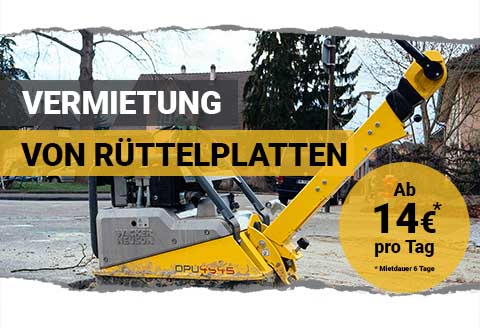 Rüttelplatten mieten