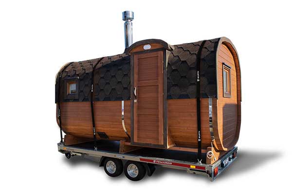 Mobile Sauna leihen / mieten mit Lieferung