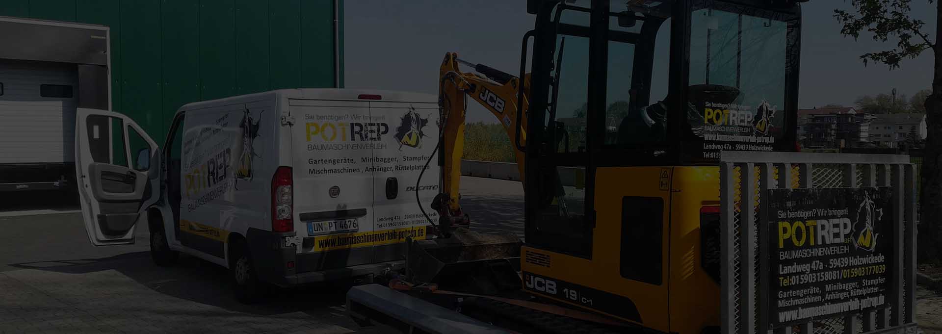 Leihen oder Maschinen kaufen bei Baumaschinenverleih-Potrep